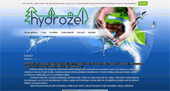 Desktop Screenshot of hydrozel.com